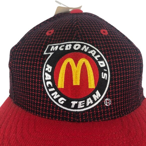 Vtg Racing Hat Bill Elliot 94 McDonalds Racing Team New Deadstock Logo Athletic - Picture 2 of 16